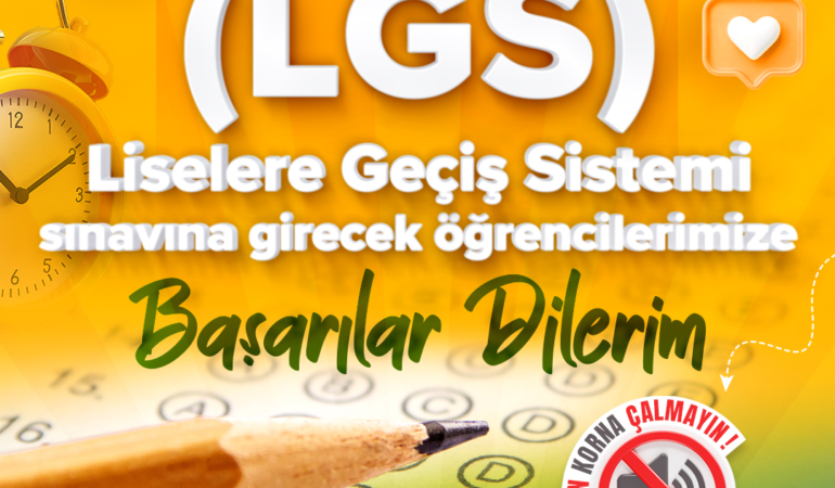Büyükkılıç’tan LGS’ye Girecek Öğrencilere Başarı Mesajı: Gençlerimizin Her Zaman Yanındayız