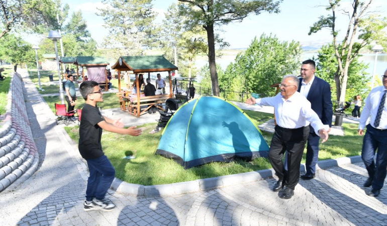 Başkan Büyükkılıç’tan Sarımsaklı Barajı Mesire Alanı’nda İnceleme
