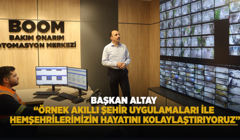 Akıllı şehir konya’da şehir altyapısı boom ile tek merkezden yönetiliyor