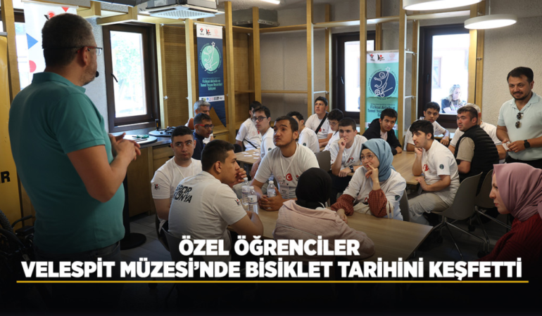 özel öğrenciler velespit müzesi’nde bisiklet tarihini keşfetti