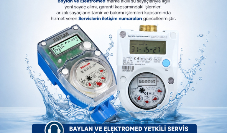Aksaray belediyesinden akıllı su sayaçları için güncel servis bilgilendirmesi