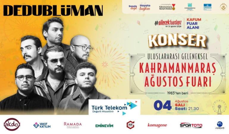 Dedublüman KAFUM’da Müzik Ziyafeti Yaşatacak